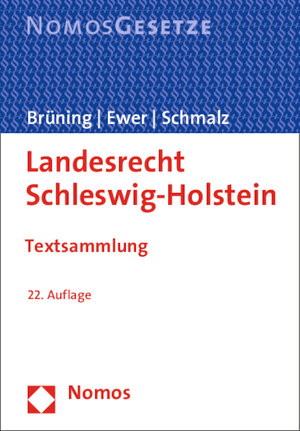 Buchcover Landesrecht Schleswig-Holstein  | EAN 9783848719396 | ISBN 3-8487-1939-8 | ISBN 978-3-8487-1939-6