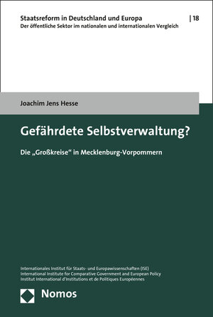 Buchcover Gefährdete Selbstverwaltung? | Joachim Jens Hesse | EAN 9783848719419 | ISBN 3-8487-1941-X | ISBN 978-3-8487-1941-9