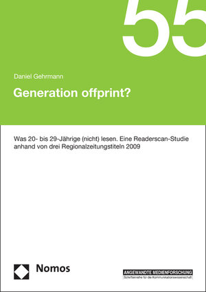 Buchcover Generation offprint? | Daniel Gehrmann | EAN 9783848723966 | ISBN 3-8487-2396-4 | ISBN 978-3-8487-2396-6