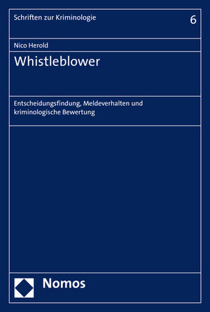 Buchcover Whistleblower | Nico Herold | EAN 9783848726912 | ISBN 3-8487-2691-2 | ISBN 978-3-8487-2691-2