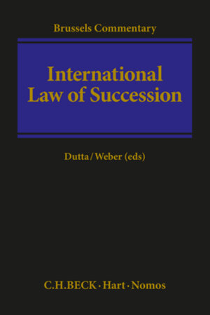 Buchcover International Law of Succession  | EAN 9783848727438 | ISBN 3-8487-2743-9 | ISBN 978-3-8487-2743-8