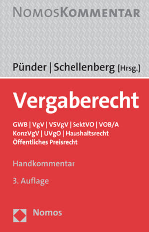 Buchcover Vergaberecht | EAN 9783848730438 | ISBN 3-8487-3043-X | ISBN 978-3-8487-3043-8