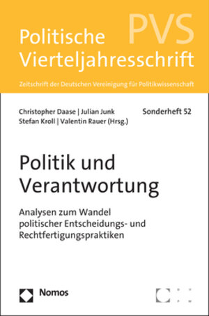 Buchcover Politik und Verantwortung  | EAN 9783848730834 | ISBN 3-8487-3083-9 | ISBN 978-3-8487-3083-4