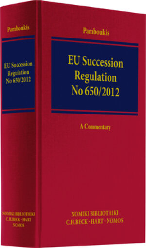 Buchcover EU Succession Regulation No 650/2012  | EAN 9783848732333 | ISBN 3-8487-3233-5 | ISBN 978-3-8487-3233-3