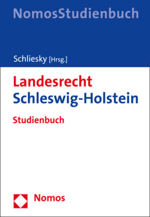 Buchcover Landesrecht Schleswig-Holstein  | EAN 9783848733958 | ISBN 3-8487-3395-1 | ISBN 978-3-8487-3395-8