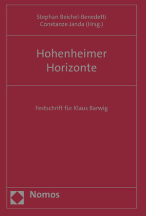Buchcover Hohenheimer Horizonte  | EAN 9783848735464 | ISBN 3-8487-3546-6 | ISBN 978-3-8487-3546-4