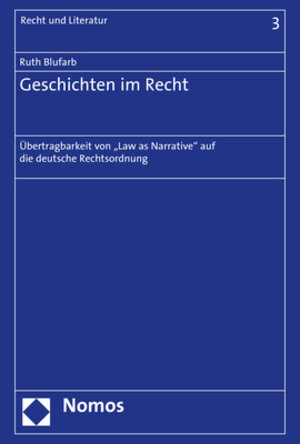 Buchcover Geschichten im Recht | Ruth Blufarb | EAN 9783848741724 | ISBN 3-8487-4172-5 | ISBN 978-3-8487-4172-4