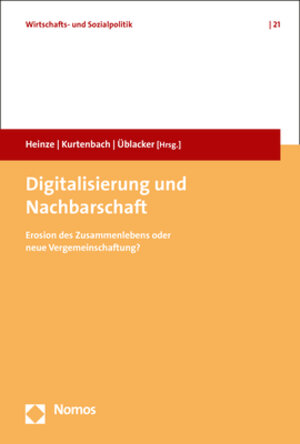 Buchcover Digitalisierung und Nachbarschaft  | EAN 9783848750931 | ISBN 3-8487-5093-7 | ISBN 978-3-8487-5093-1