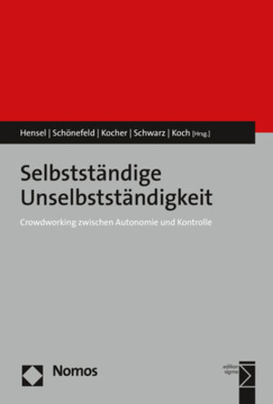 Buchcover Selbstständige Unselbstständigkeit  | EAN 9783848751341 | ISBN 3-8487-5134-8 | ISBN 978-3-8487-5134-1