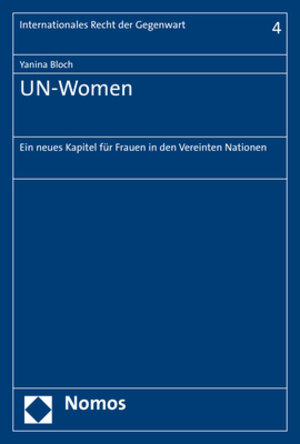Buchcover UN-Women | Yanina Bloch | EAN 9783848756216 | ISBN 3-8487-5621-8 | ISBN 978-3-8487-5621-6
