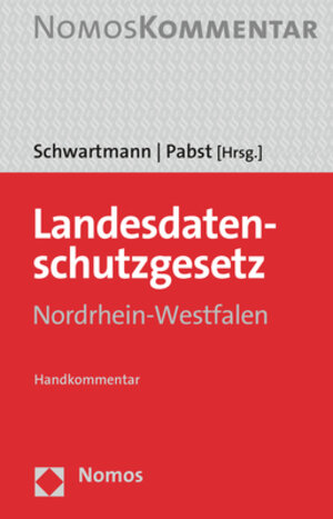 Buchcover Landesdatenschutzgesetz Nordrhein-Westfalen  | EAN 9783848763085 | ISBN 3-8487-6308-7 | ISBN 978-3-8487-6308-5