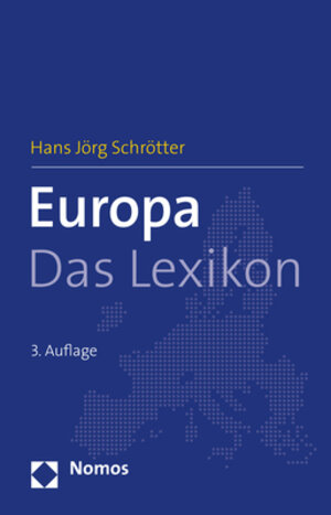 Buchcover Europa | Hans Jörg Schrötter | EAN 9783848767687 | ISBN 3-8487-6768-6 | ISBN 978-3-8487-6768-7