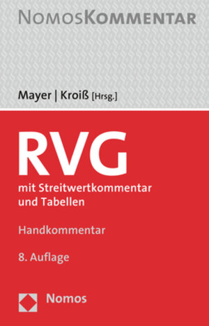Buchcover Rechtsanwaltsvergütungsgesetz | EAN 9783848768530 | ISBN 3-8487-6853-4 | ISBN 978-3-8487-6853-0