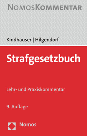 Buchcover Strafgesetzbuch | Urs Kindhäuser | EAN 9783848771547 | ISBN 3-8487-7154-3 | ISBN 978-3-8487-7154-7