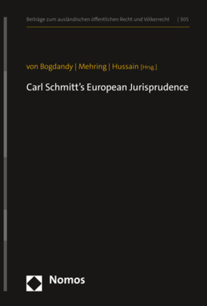 Buchcover Carl Schmitt’s European Jurisprudence  | EAN 9783848771684 | ISBN 3-8487-7168-3 | ISBN 978-3-8487-7168-4