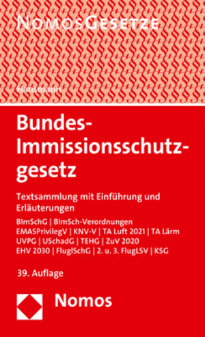 Buchcover Bundes-Immissionsschutzgesetz | Klaus Hansmann | EAN 9783848772452 | ISBN 3-8487-7245-0 | ISBN 978-3-8487-7245-2