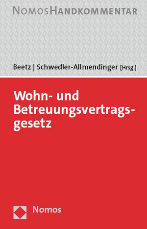 Buchcover Wohn- und Betreuungsvertragsgesetz  | EAN 9783848772803 | ISBN 3-8487-7280-9 | ISBN 978-3-8487-7280-3