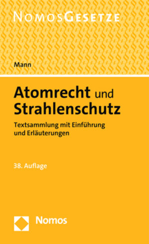 Buchcover Atomrecht und Strahlenschutz | Thomas Mann | EAN 9783848775804 | ISBN 3-8487-7580-8 | ISBN 978-3-8487-7580-4