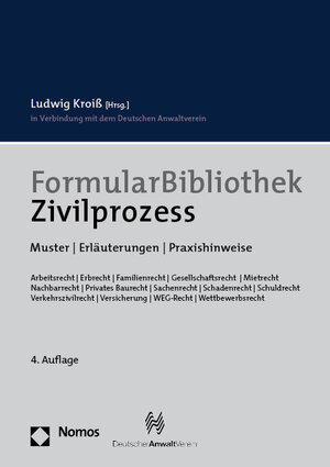 Buchcover FormularBibliothek Zivilprozess  | EAN 9783848778645 | ISBN 3-8487-7864-5 | ISBN 978-3-8487-7864-5