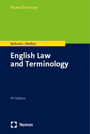 Buchcover English Law and Terminology | Claudina Richards | EAN 9783848778980 | ISBN 3-8487-7898-X | ISBN 978-3-8487-7898-0