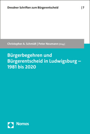 Buchcover Bürgerbegehren und Bürgerentscheid in Ludwigsburg – 1981 bis 2020  | EAN 9783848788002 | ISBN 3-8487-8800-4 | ISBN 978-3-8487-8800-2