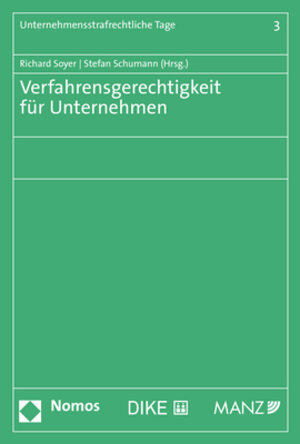 Buchcover Verfahrensgerechtigkeit für Unternehmen  | EAN 9783848788330 | ISBN 3-8487-8833-0 | ISBN 978-3-8487-8833-0