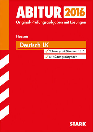 Buchcover Abiturprüfung Hessen - Deutsch LK | Gisela Wand | EAN 9783849008505 | ISBN 3-8490-0850-9 | ISBN 978-3-8490-0850-5