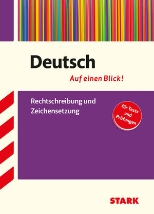 Buchcover STARK Deutsch - auf einen Blick! Rechtschreibung und Zeichensetzung  | EAN 9783849008864 | ISBN 3-8490-0886-X | ISBN 978-3-8490-0886-4
