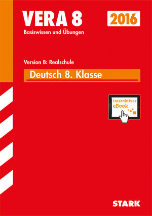 Buchcover VERA 8 Realschule - Deutsch + ActiveBook | Marion Kammer | EAN 9783849009267 | ISBN 3-8490-0926-2 | ISBN 978-3-8490-0926-7