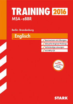 Buchcover Training Mittlerer Schulabschluss Berlin - Englisch mit MP3-CD | Paul Jenkinson | EAN 9783849009588 | ISBN 3-8490-0958-0 | ISBN 978-3-8490-0958-8