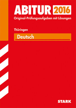 Buchcover Abiturprüfung Thüringen - Deutsch | Ulrike Blechschmidt | EAN 9783849010089 | ISBN 3-8490-1008-2 | ISBN 978-3-8490-1008-9