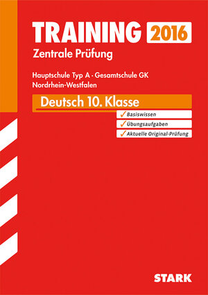 Buchcover Training Zentrale Prüfung Hauptschule Typ A NRW - Deutsch | Marion Kammer | EAN 9783849010805 | ISBN 3-8490-1080-5 | ISBN 978-3-8490-1080-5
