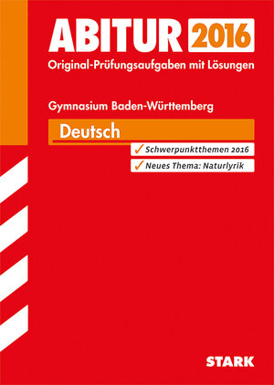 Buchcover Abiturprüfung Baden-Württemberg - Deutsch | Claudia Mutter | EAN 9783849011765 | ISBN 3-8490-1176-3 | ISBN 978-3-8490-1176-5