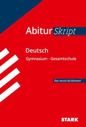 Buchcover STARK AbiturSkript - Deutsch | Fritz Schäffer | EAN 9783849012779 | ISBN 3-8490-1277-8 | ISBN 978-3-8490-1277-9
