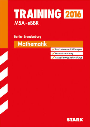 Buchcover Training Mittlerer Schulabschluss Berlin/Brandenburg - Mathematik | Heike Ohrt | EAN 9783849016920 | ISBN 3-8490-1692-7 | ISBN 978-3-8490-1692-0