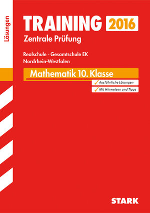 Buchcover Training Zentrale Prüfung Realschule, Gesamtschule EK NRW - Mathematik Lösungsheft | Wolfgang Matschke | EAN 9783849017934 | ISBN 3-8490-1793-1 | ISBN 978-3-8490-1793-4