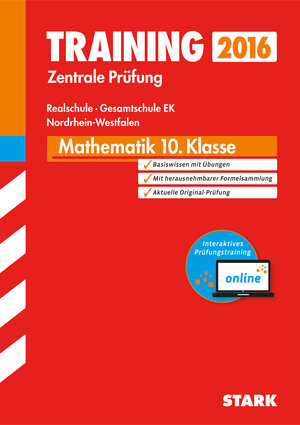 Buchcover Training Zentrale Prüfung Realschule / Gesamtschule EK NRW - Mathematik - inkl. Online-Prüfungstraining | Wolfgang Matschke | EAN 9783849017941 | ISBN 3-8490-1794-X | ISBN 978-3-8490-1794-1