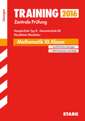 Buchcover Training Zentrale Prüfung Hauptschule Typ B NRW - Mathematik Lösungen | Martin Fetzer | EAN 9783849018092 | ISBN 3-8490-1809-1 | ISBN 978-3-8490-1809-2