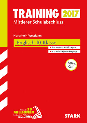 Buchcover STARK Training Mittlerer Schulabschluss NRW - Englisch, mit MP3-CD  | EAN 9783849022983 | ISBN 3-8490-2298-6 | ISBN 978-3-8490-2298-3
