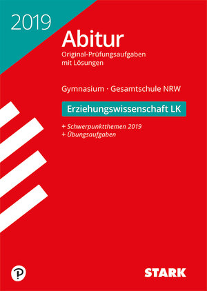 Buchcover STARK Abiturprüfung NRW 2019 - Erziehungswissenschaft LK  | EAN 9783849036164 | ISBN 3-8490-3616-2 | ISBN 978-3-8490-3616-4