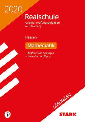 Buchcover STARK Lösungen zu Original-Prüfungen und Training Realschule 2020 - Mathematik - Hessen  | EAN 9783849040444 | ISBN 3-8490-4044-5 | ISBN 978-3-8490-4044-4