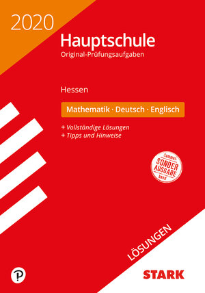 Buchcover STARK Lösungen zu Original-Prüfungen Hauptschule 2020 - Mathematik, Deutsch, Englisch - Hessen  | EAN 9783849040505 | ISBN 3-8490-4050-X | ISBN 978-3-8490-4050-5