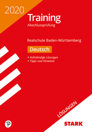 Buchcover STARK Lösungen zu Training Abschlussprüfung Realschule 2020 - Deutsch - BaWü  | EAN 9783849041366 | ISBN 3-8490-4136-0 | ISBN 978-3-8490-4136-6
