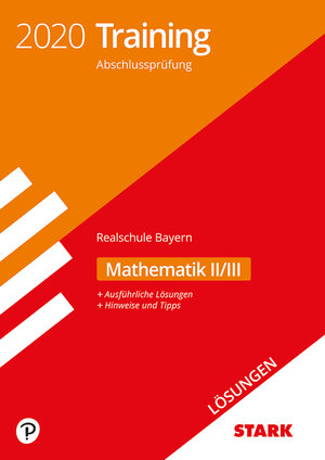 Buchcover STARK Lösungen zu Training Abschlussprüfung Realschule 2020 - Mathematik II/III - Bayern  | EAN 9783849042653 | ISBN 3-8490-4265-0 | ISBN 978-3-8490-4265-3