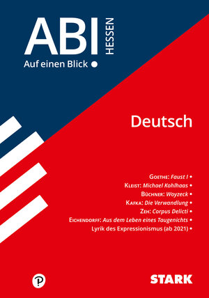 Buchcover STARK Abi - auf einen Blick! Deutsch Hessen 2020/2021  | EAN 9783849043469 | ISBN 3-8490-4346-0 | ISBN 978-3-8490-4346-9