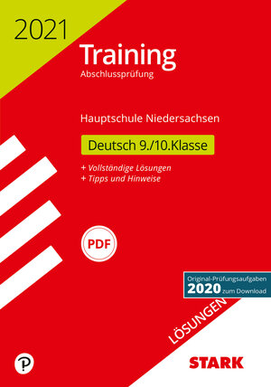 Buchcover STARK Lösungen zu Training Abschlussprüfung Hauptschule 2021 - Deutsch 9./10. Klasse - Niedersachsen  | EAN 9783849044015 | ISBN 3-8490-4401-7 | ISBN 978-3-8490-4401-5