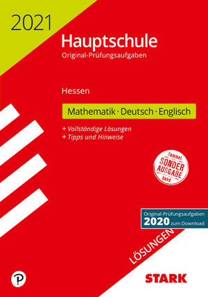 Buchcover STARK Lösungen zu Original-Prüfungen Hauptschule 2021 - Mathematik, Deutsch, Englisch - Hessen  | EAN 9783849044909 | ISBN 3-8490-4490-4 | ISBN 978-3-8490-4490-9