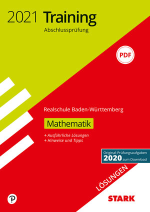 Buchcover STARK Lösungen zu Training Abschlussprüfung Realschule 2021 - Mathematik - BaWü  | EAN 9783849045234 | ISBN 3-8490-4523-4 | ISBN 978-3-8490-4523-4