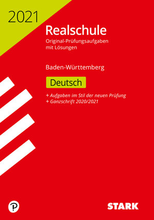 Buchcover STARK Original-Prüfungen Realschule 2021 - Deutsch - BaWü  | EAN 9783849045241 | ISBN 3-8490-4524-2 | ISBN 978-3-8490-4524-1