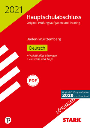 Buchcover STARK Lösungen zu Original-Prüfungen und Training Hauptschulabschluss 2021 - Deutsch 9. Klasse - BaWü  | EAN 9783849045340 | ISBN 3-8490-4534-X | ISBN 978-3-8490-4534-0
